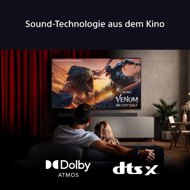 Sony BRAVIA Theatre System 6 (5.1-Kanal-Surround Sound, 1000 W, inkl. Rücklautsprecher & Subwoofer, Dolby Atmos, DTS:X, AI Voice Zoom 3 mit BRAVIA TV, DSEE, Multi-Stereo-Party-Modus) Schwarz