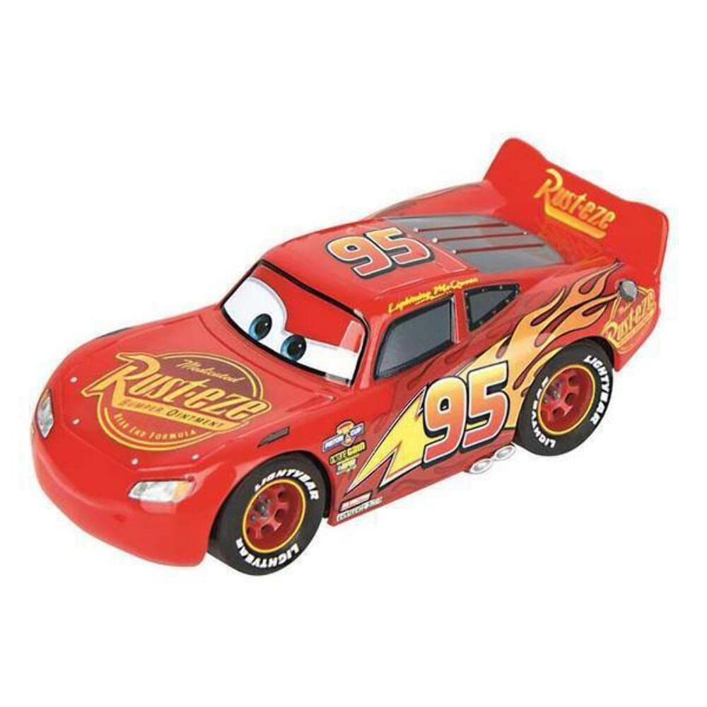 Carrera - 20063037 First Disney Pixar Cars – Race of Friends Autorennbahn I 2,4m Rennstrecke I 2 ferngesteuerte Autos mit Lightning McQueen & Cruz Ramirez I Geschenke zu Ostern
