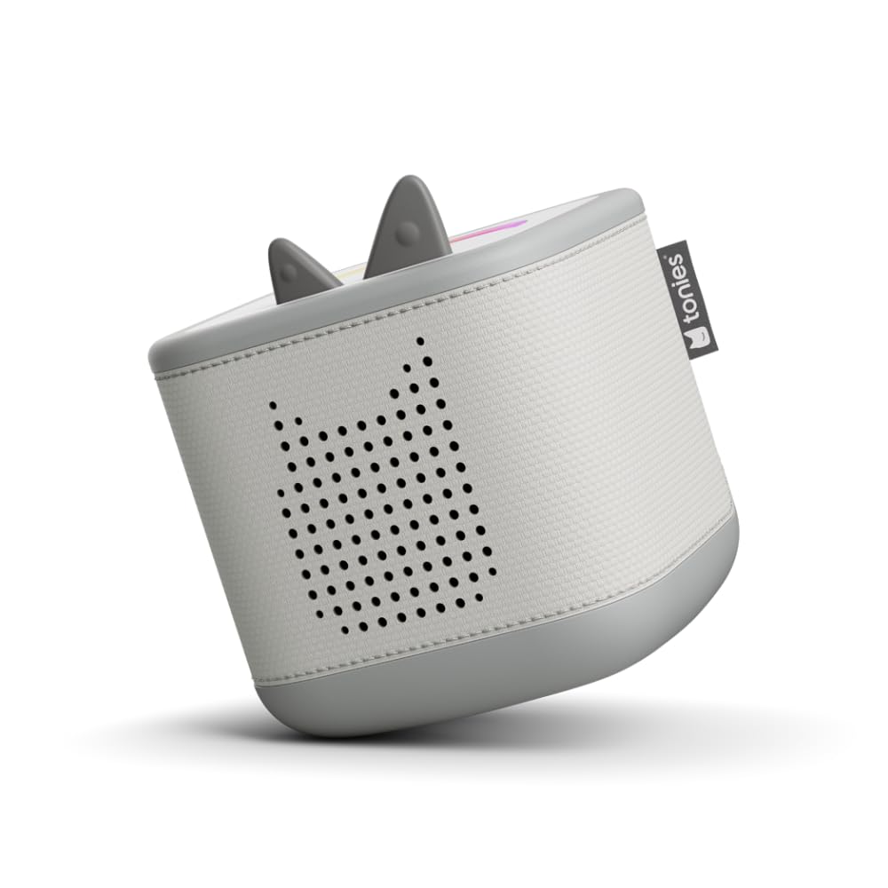 tonies Toniebox 2 Bundle Incl. 2 Tonie: Schlummerbande Schlummerbär und Hase, Mondgrau, Audioplayer für Hörbücher, Lieder, Einschlafen und Tonieplay für Kinder