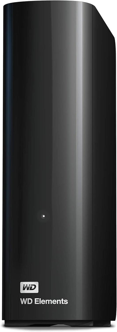 WD Elements Desktop-Speicher 10 TB (Desktop-Speicher USB 3.0-kompatibel, Zusatzspeicher für Fotos, Musik, Videos und alle anderen Dateien, stoßfest), HDD, Schwarz