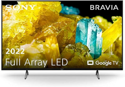 Sony BRAVIA XR, XR-50X90S, 50 Zoll Fernseher, Full Array LED, 4K HDR 120Hz, Google TV, Smart TV, Works with Alexa, mit exklusiven PS5-Features, HDMI 2.1, Gaming-Menü mit ALLM + VRR, 24 + 12M Garantie