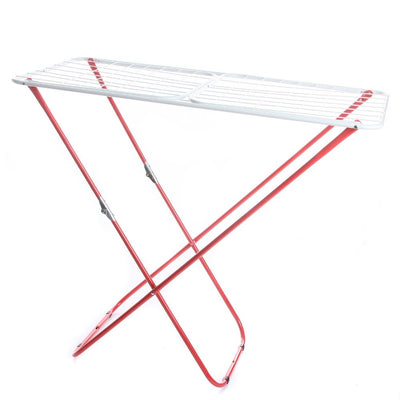 rg-vertrieb Wäscheständer Flügelwäschetrockner rot Wäschetrockner Wäsche Trocknen 18m Länge 184cm x 50cm x 102cm