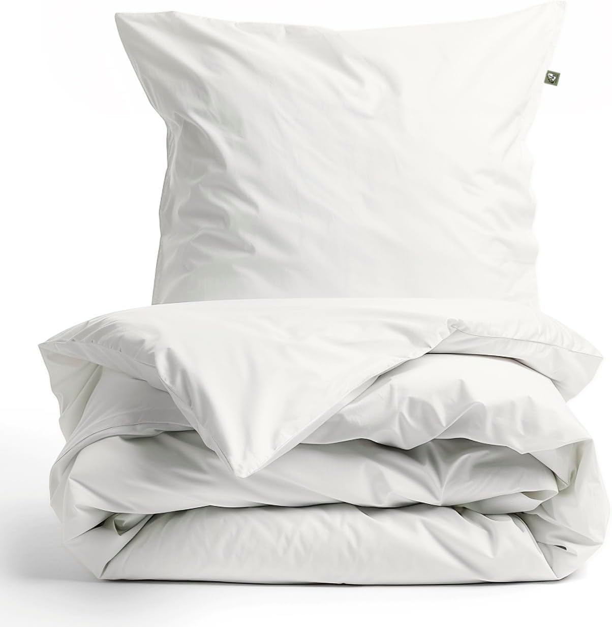 SALAD HOUSE Weiße Bettwäsche 135x200 Baumwolle, Allergiker Bettwäsche-Sets, Duvet Cover, Herbst Bettbezug + Satin Kissenbezug 80x80, Room Decor Bettwaren & Bettwäsche, 400TC