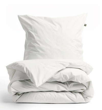 SALAD HOUSE Weiße Bettwäsche 135x200 Baumwolle, Allergiker Bettwäsche-Sets, Duvet Cover, Herbst Bettbezug + Satin Kissenbezug 80x80, Room Decor Bettwaren & Bettwäsche, 400TC