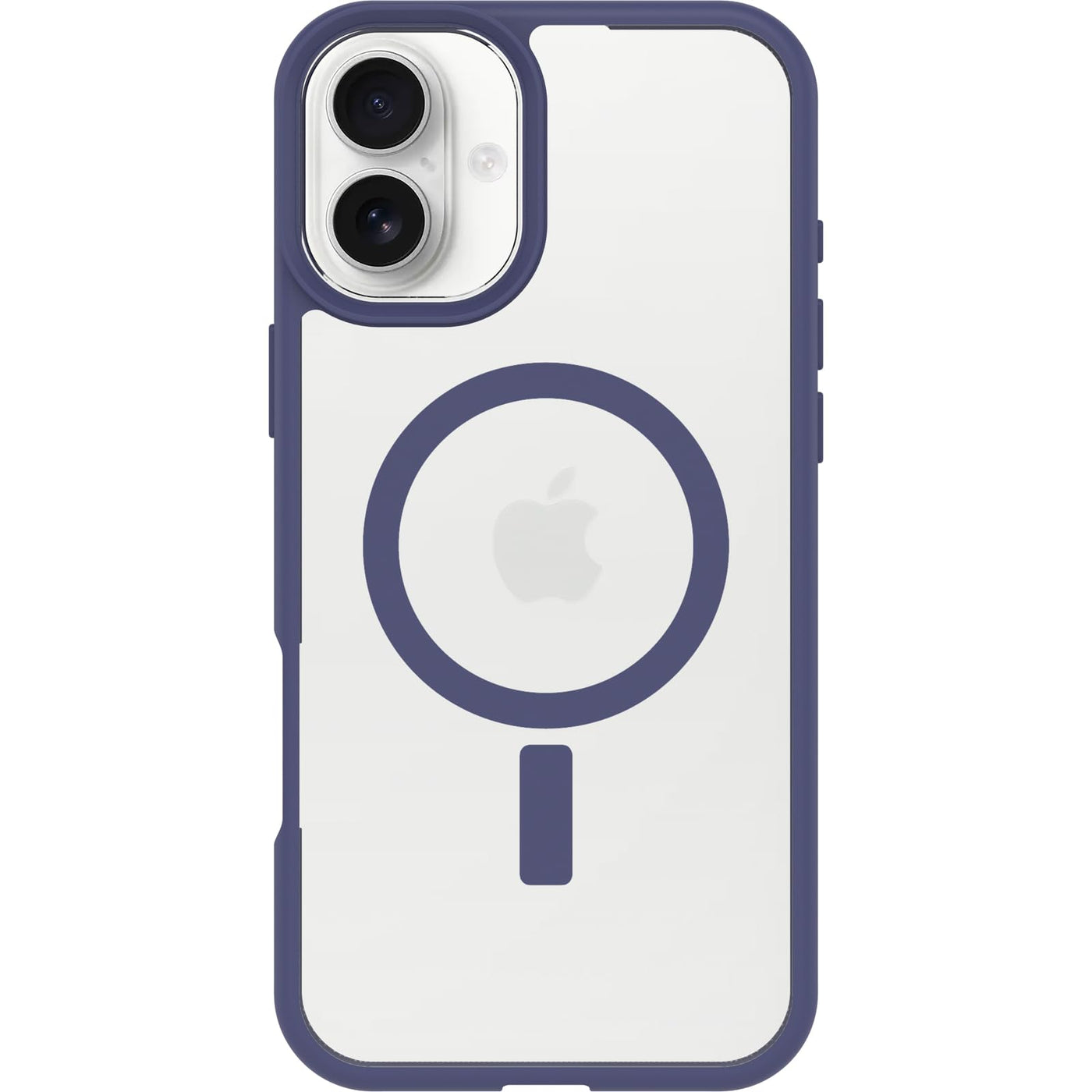 OtterBox Sleek Series MagSafe Hülle für iPhone 16 Plus, stoßfest, sturzsicher, ultraschlank, schützende Hülle, Getestet nach Militärstandard, Transparent/Lila, Keine Einzelhandelsverpackung