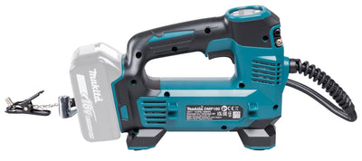 Makita DMP180Z Akku-Kompressor 8,3 bar 18 V (ohne Akku, ohne Ladegerät) Blau, Silber