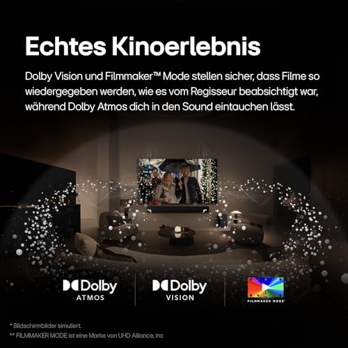 LG OLED77C47LA TV 77" (195 cm) OLED evo Fernseher (α9 Gen7 4K AI-Prozessor, webOS 24, Dolby Vision, bis zu 120Hz) [Modelljahr 2024]