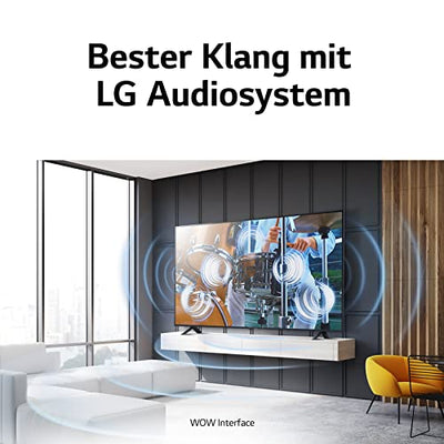 LG 43UR78006LK 109 cm (43 Zoll) UHD Fernseher (Active HDR, 60 Hz, Smart TV) [Modelljahr 2023]