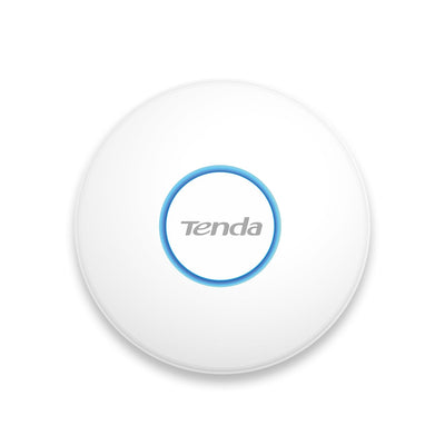 Tenda i27 AX3000 WiFi 6 Access Point PoE (802.11ax Dualband, 1x GB PoE LAN-Port, WPA3 Sicherheit, Mehrere SSIDs, Verwaltbar über APP oder Weboberfläche, 802.3at PoE+ Powered, inkl. Netzteil)