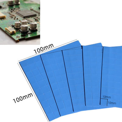 Thermal Pad, 3 Pcs Wärmeleitende Silikonpads, 100x100mm, 0.5mm, 1mm, 1.5mm, Silikon Thermal Pad Für CPU, Wärmeleitend Silikon Pad Für CPU, Wärmeleitfähige Silikonkissen, Wiederverwendbar Thermal Pad