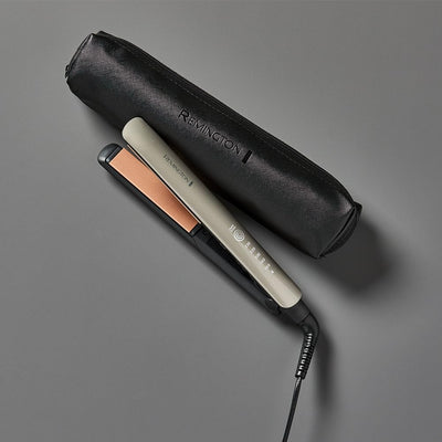 Remington Glätteisen Profi [Hitzeschutzsensor um Haarschäden zu verringern] Keratin Protect (hochwertige Keratin-Keramikbeschichtung mit Mandelöl) Digitales Display, 160-230°C, Haarglätter S8593