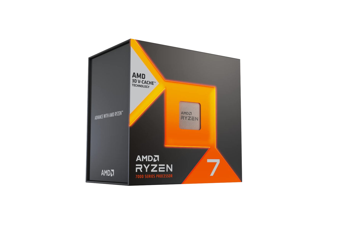 AMD Ryzen 7 7800X3D Prozessor with 3D V Cache technology (intergrierte Radeon Grafik, 8 Kerne/16 Threads, 120W TDP, AM5 Sockel, 104MB cache, Bis zu 5.0 GHz max boost, Kein Kühler)