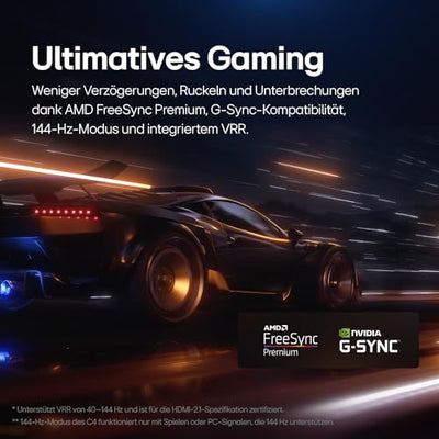 LG OLED77C47LA TV 77" (195 cm) OLED evo Fernseher (α9 Gen7 4K AI-Prozessor, webOS 24, Dolby Vision, bis zu 120Hz) [Modelljahr 2024]