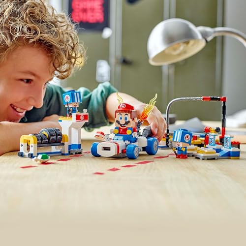 LEGO Super Mario: Mario Kart – Toads Werkstatt, Nintendo Charakter, anpassbares Spielzeug, Abenteuer Spielset, Geschenk für Jungen, Mädchen und Gamer ab 8 Jahren 72035