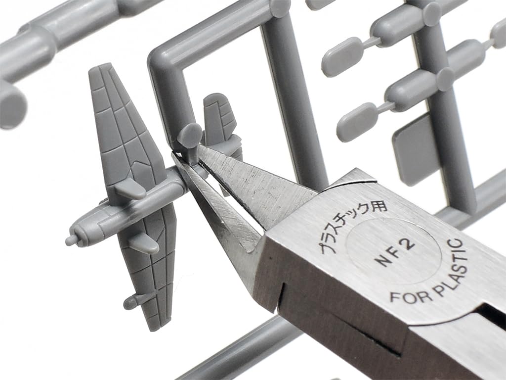 TAMIYA FBA_74123-000 300074123 Seitenschneider Fein/Spitz Kunststoff, hochwertiges Modellbau Werkzeug aus Edelstahl, präzises Ausschneiden von kleinen Kunststoffteilen, 74123