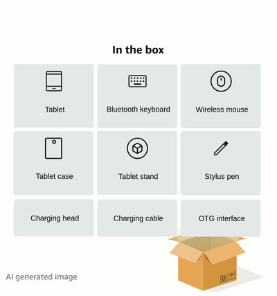 SVITOO Tablet 11 Zoll, Android 15 Tablet 4 GB Arbeitsspeicher + 128GB ROM, T606 Octa-Core, 1280x800 HD, 8000mAh（mit NTC, Widevine L1, 13MP+5MP, 2.4G + 5G WiFi, GPS (Tastatur-Set)
