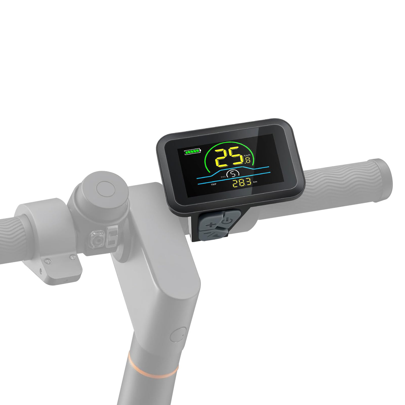 VEVOR 1000 W Elektro-Fahrrad Kit, 48 V 420 U/min φ650mm Vorderrad-E-Bike-Nabenmotorsatz mit verbessertem Geschwindigkeitsregler, Gasgriffsatz, LCD-Display und PAS-System für Rennrad