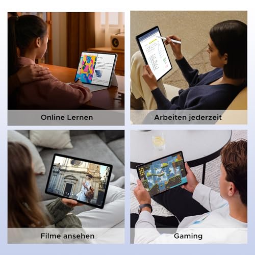 DOOGEE Tab G6 Android 15 Tablet 11 Zoll, 30GB RAM + 256GB ROM Tablet mit SIM Card Slot, 90Hz IPS, 8000mAh Akku, Unisoc T7250 Octa-Core, Widevine L1, 13MP, 4G LTE, 3,5mm Kopfhörer/5G WiFi/Face ID