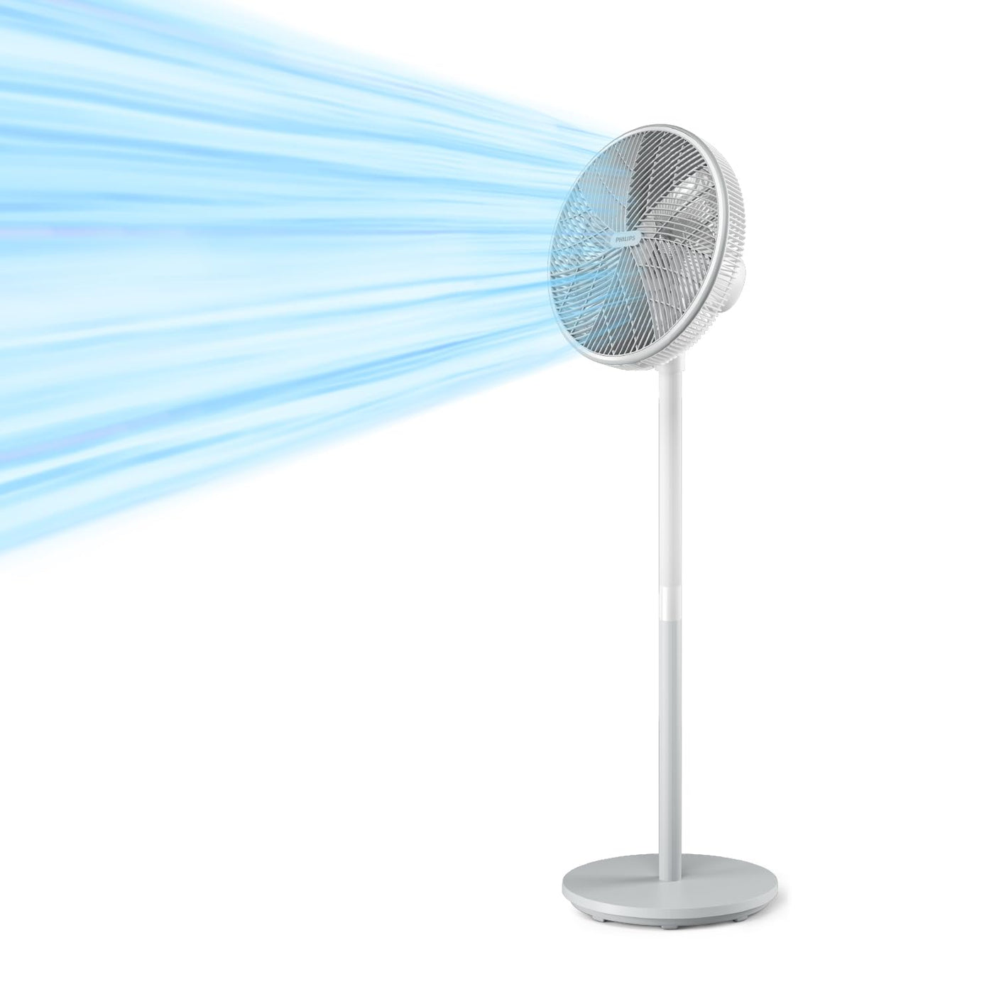 PHILIPS Standventilator Serie 2000. Stark & superleise mit SilentWings Technologie. 19 dB. 2-in-1-Tisch- & Standventilator. Neigung & Oszillation einstellbar. 12-Stunden-Timer. Weiß. (CX2550/00)