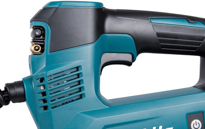 Makita DMP180Z Akku-Kompressor 8,3 bar 18 V (ohne Akku, ohne Ladegerät) Blau, Silber