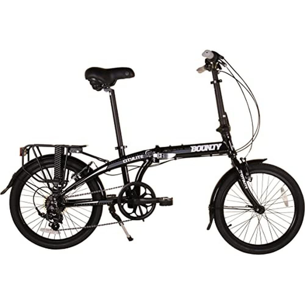 Bounty Citylite Faltrad | Leichter Aluminiumrahmen | 6-Gang Shimano Schaltung mit Revo Shifters | Perfekt für Pendler | Faltrad | Erwachsenenrad