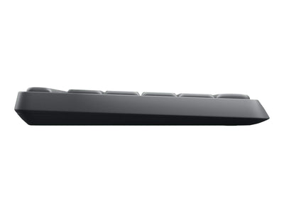 Logitech MK235 RF Wireless QWERTZ Schweiz Schwarz - Tastaturen (Standard, Kabellos, RF Wireless, QWERTZ, Schwarz, Maus enthalten)