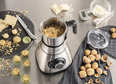 CASO B 1800 PowerBlender-Set - Standmixer, 28.000 U/min, Glasbehälter 1,75 L, inkl. Trinkflasche und Zerkleiner, Mixer Testsieger mit sehr gut, Edelstahl