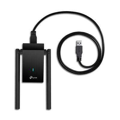TP-Link Archer TX20U Plus WLAN Stick Für PC, WiFi 6 AX1800 Dual Band, USB 3.0, MU-MIMO, Antennen mit hoher Verstärkung, WPA3-Verschlüsselung, Kompatibel mit Windows 11/10, Schwarz, único