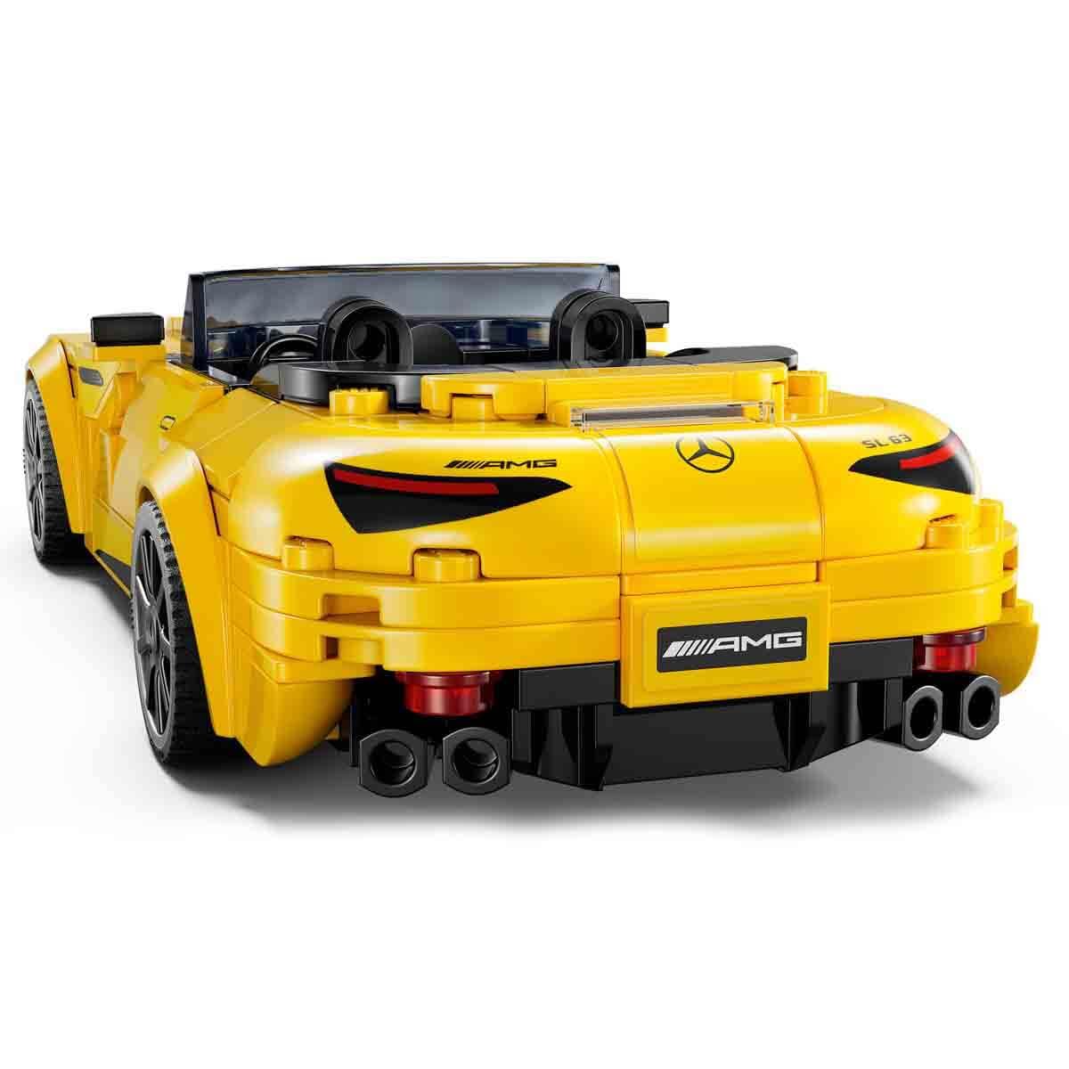 LEGO Speed Champions Mercedes-AMG G 63 & Mercedes-AMG SL 63, Bauset mit 2 Spielzeug Autos und 2 Fahrer Minifiguren, Geschenk für Jungen und Mädchen, Modellauto Set, Rennwagen Spielzeug 76924