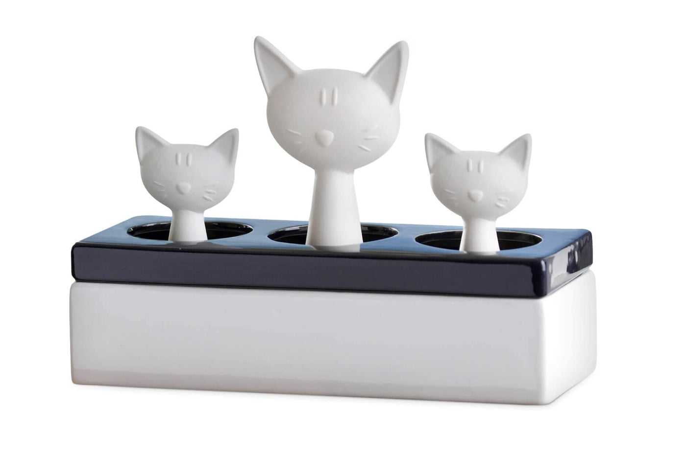 Maximex Luftbefeuchter Katzenfamilie, Geräuschloser Raumluftbefeuchter, Leiser Luftbefeuchter Schlafzimmer, Wohnzimmer & Co zum Aufstellen auf Heizkörper oder Fensterbank, 22x15,5x8,5 cm