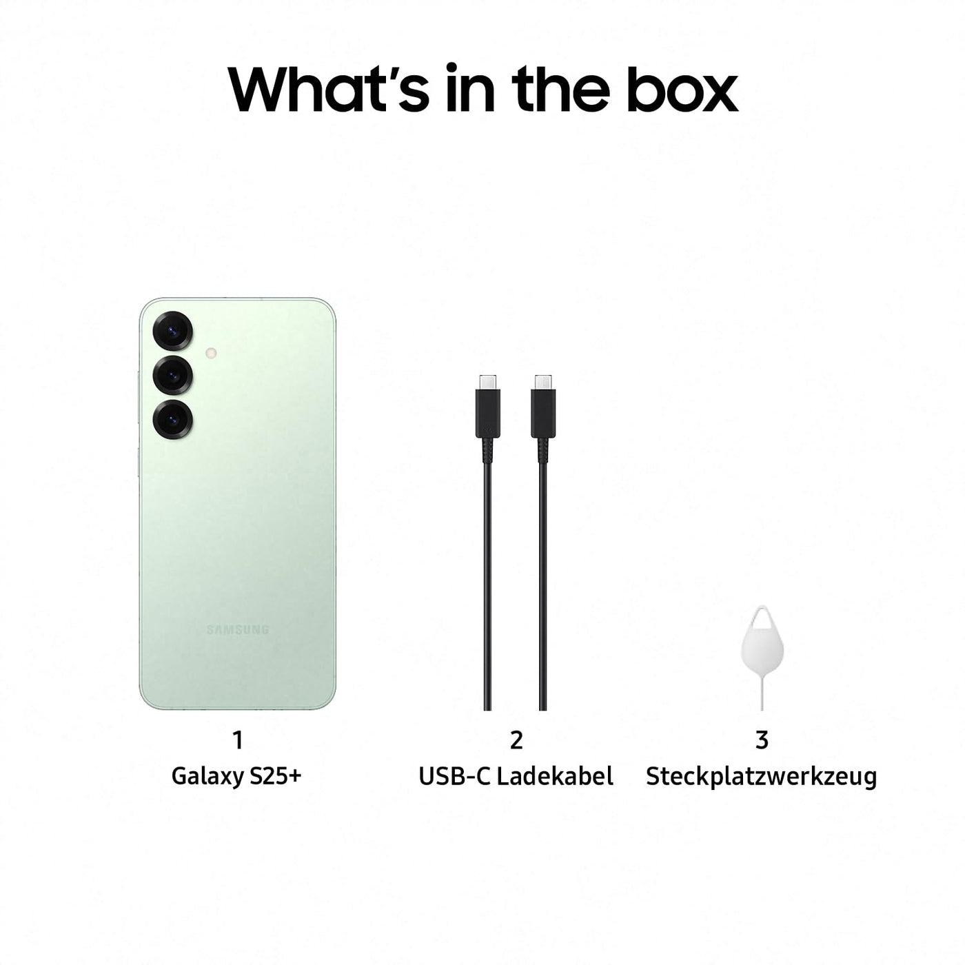 Samsung Galaxy S25+ AI Smartphone mit Galaxy AI, 12 GB RAM, 256 GB Speicher, Mint, 3 Jahre Herstellergarantie + Galaxy Watch7 Smartwatch