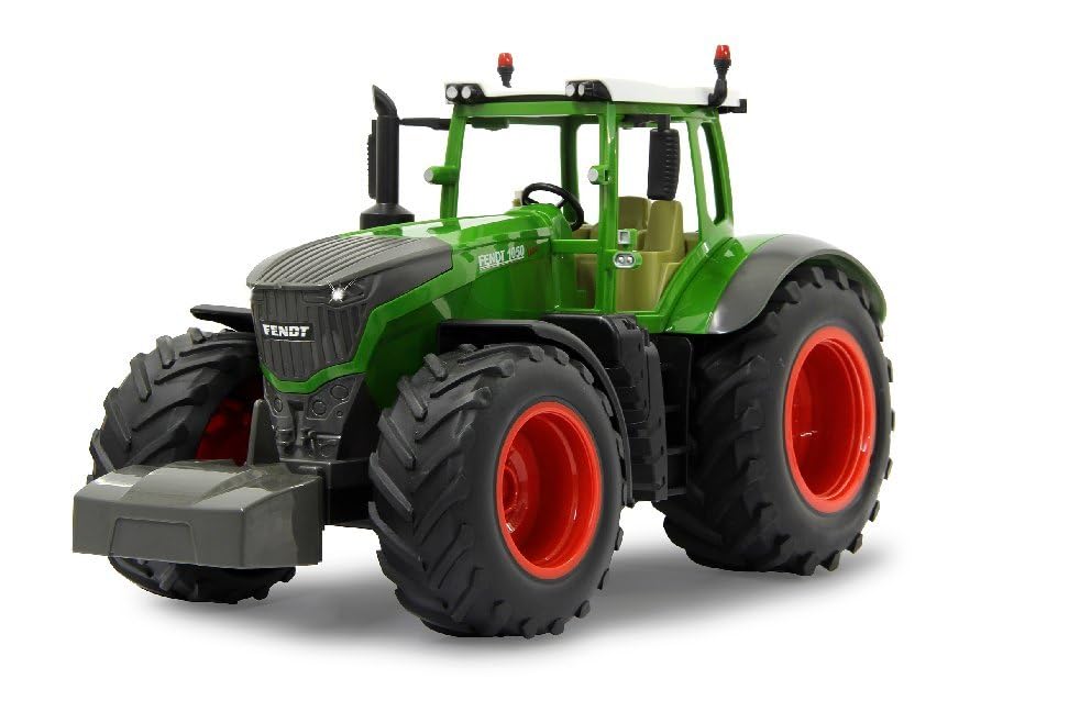 JAMARA 405035 - Fendt 1050 Vario 1:16 2,4Ghz - RC Traktor, Motorsound (abschaltbar), Rückfahrwarnsound, Hupe, Abschaltfunktion, 2 Radantrieb, Gummireifen, Helle LED‘s vorne, Blinker, Demo Funktion