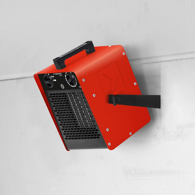 TROTEC Keramik Heizlüfter TDS 20 C – Heizleistung 2 kW / 3 kW – Elektroheizer Luftmenge 180 m³/h – Elektroheizung mit Thermostat