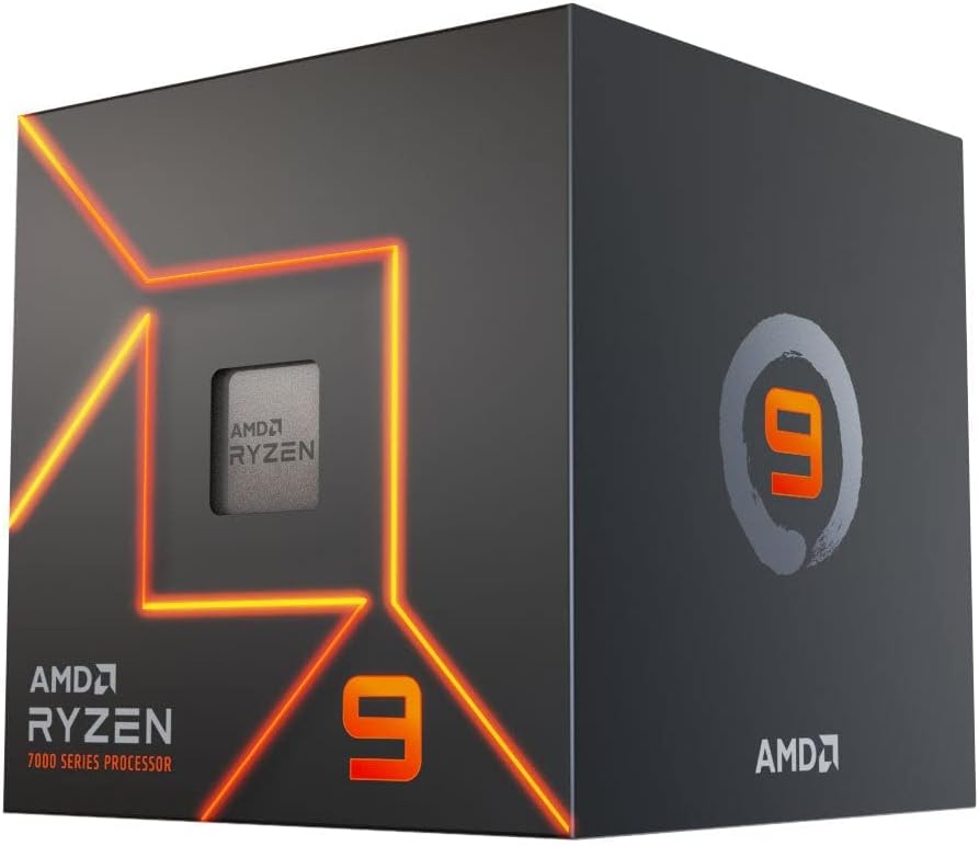 AMD Ryzen 9 7900 12-Core, 24-Thread Desktop Processor mit AMD Wraith Prism Cooler, bis zu 5.4GHz