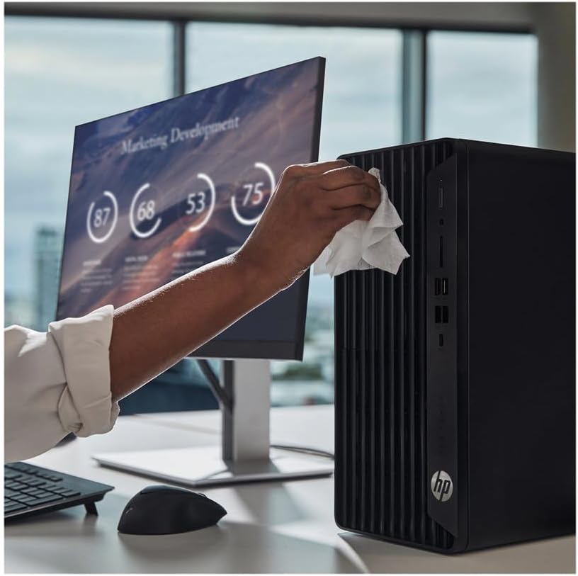 HP Pro 400 G9 - Wolf Pro Security - Tower - Core i7 i7-14700/2.1 GHz - RAM 16 GB - SSD 512 GB - NVMe - UHD Graphics 770-1GbE - Win 11 Pro - schwarz