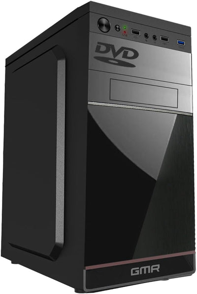 Intel Core i7 Multimedia PC Komplett - Schneller Computer für Büro & Home Office | 32GB RAM | 1000GB SSD | DVD+RW | USB3.0 | WLAN | Windows 11 Pro | WiFi 600 und Bluetooth 5