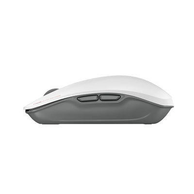 CHERRY STREAM DESKTOP, Kabelloses Tastatur- und Maus-Set, Deutsches Layout (QWERTZ), 2,4 GHz Funk, Leiser Tastenanschlag, Batteriebetrieben, Weiß-Grau