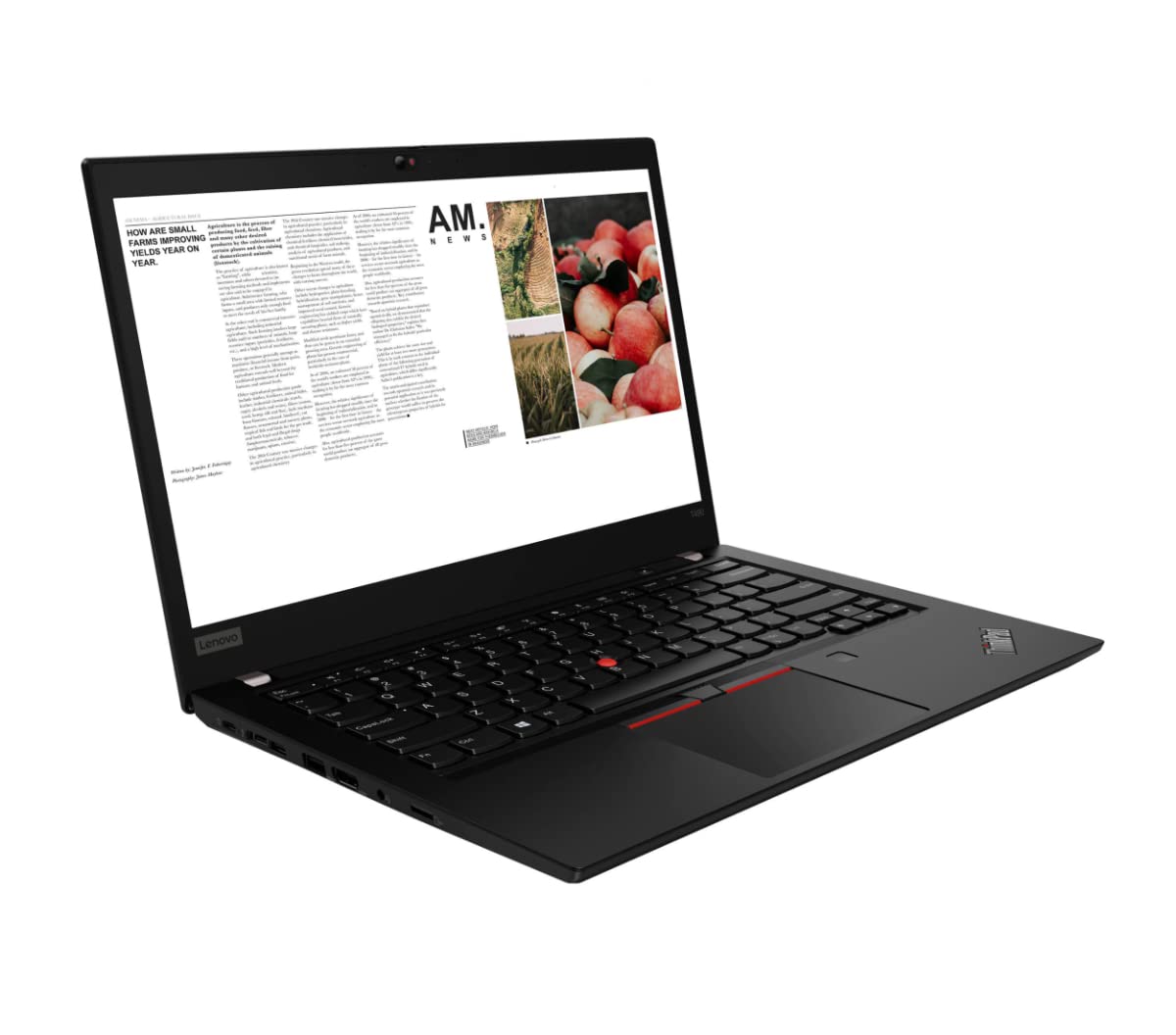Lenovo ThinkPad T490 14 Zoll 1920x1080 Full HD Intel Core i5 8365U 512GB SSD Festplatte 16GB Speicher Windows 11 Pro Webcam Notebook Laptop (Generalüberholt)