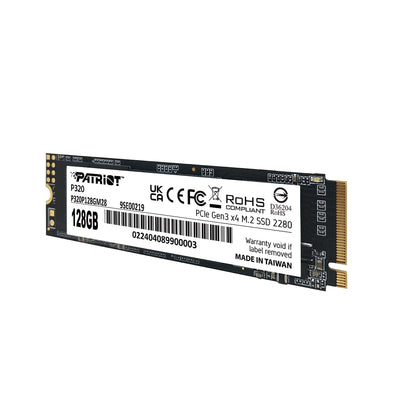 Patriot P320 128GB Interne SSD - NVMe PCIe Gen 3x4 - M.2 2280 - Solid State Drive - P320P128GM28
