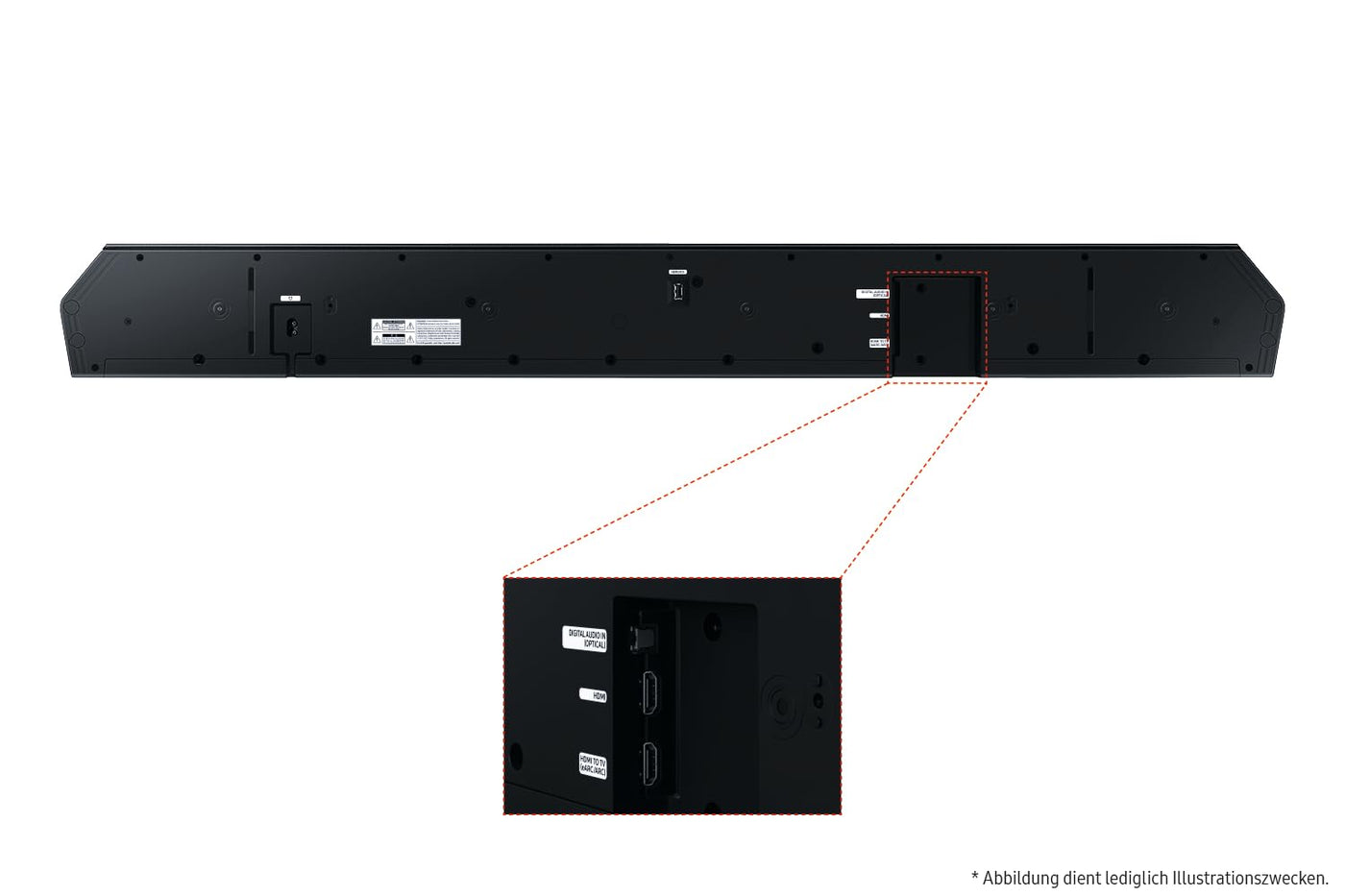 Samsung HW-Q810GD 5.1.2-Kanal Q-Soundbar für TV-Geräte, Bluetooth-Lautsprecher mit kabellosem Dolby Atmos / DTS:X, Q-Symphony, SpaceFit Sound Pro [2024]