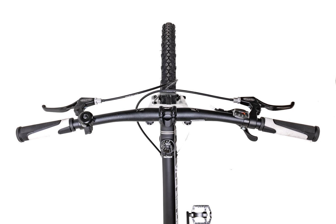 26 Zoll Alu Mountainbike Leader Fox Factor 8 Gang Scheibenbremsen Rh 36 cm schwarz Weiss