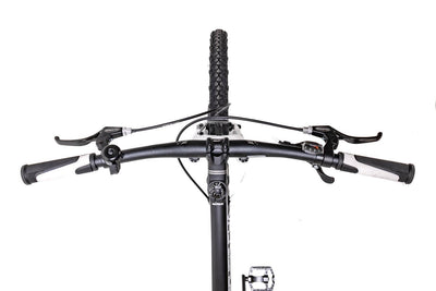 26 Zoll Alu Mountainbike Leader Fox Factor 8 Gang Scheibenbremse Rh 41 cm schwarz Weiss