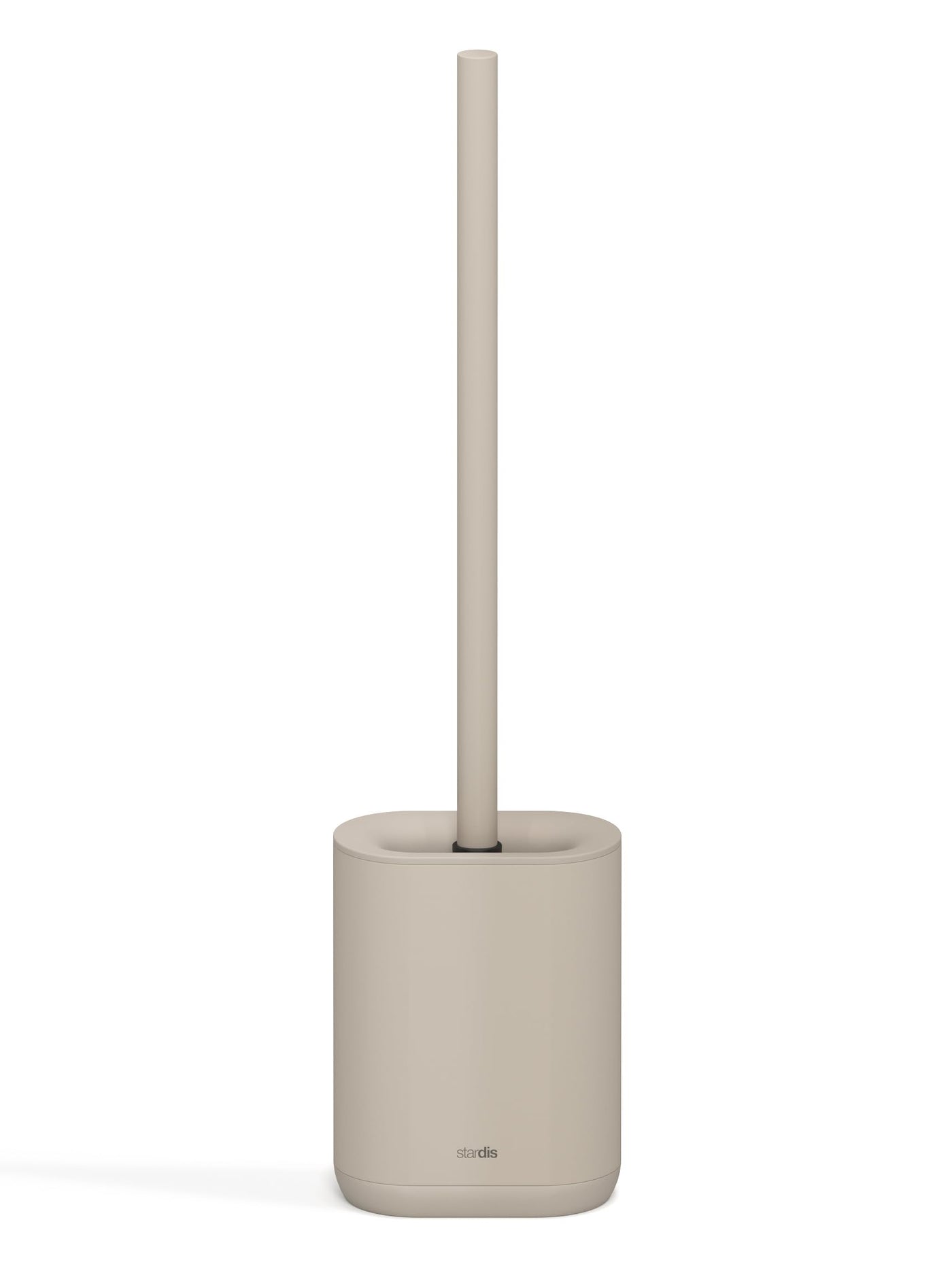 stardis Pure WC Bürste Toilettenbürste matt Silikon Klobürste kompakt antibakteriell Bürstengarnitur beige