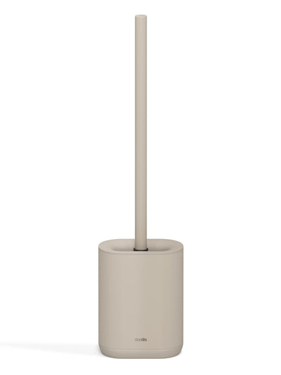 stardis Pure WC Bürste Toilettenbürste matt Silikon Klobürste kompakt antibakteriell Bürstengarnitur beige