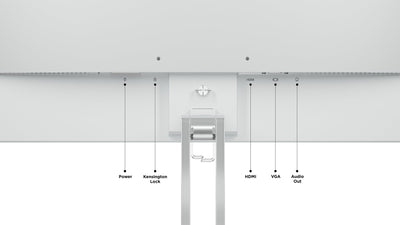 Lenovo L24i-4A | 23,8" Full HD Monitor | 1920x1080 | 100Hz | 250 nits | 1ms Reaktionszeit | IPS-Panel | HDMI | VGA | integrierte Lautsprecher | entspiegelt | 3,8kg | grau