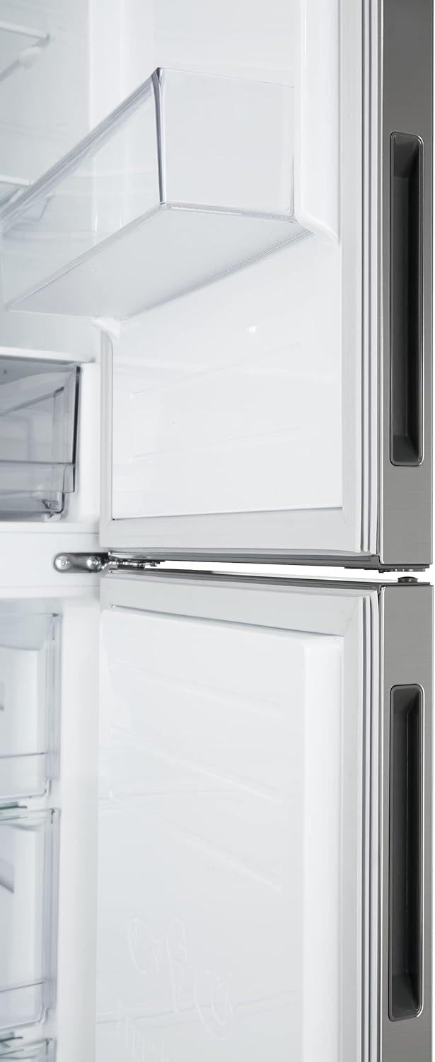 LG GBP62PZNBC, Klasse B, 384 L, Kühl-/ Gefrierkombination, Frische Features, Kühlschrank mit Gefrierfach und Innendisplay, DoorCooling+, LINEARCooling, 59,5 x 203 x 67,5 cm ꟷ Platinum Silver