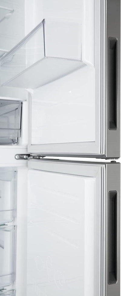 LG GBP62PZNBC, Klasse B, 384 L, Kühl-/ Gefrierkombination, Frische Features, Kühlschrank mit Gefrierfach und Innendisplay, DoorCooling+, LINEARCooling, 59,5 x 203 x 67,5 cm ꟷ Platinum Silver