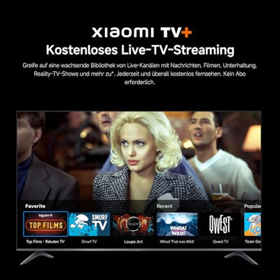 Xiaomi F Pro, 65 Zoll (165 cm), 4K UHD QLED, Smart TV, Fire TV, Triple Tuner DVB-C/S/S2/T/T2, HDR10+, Game Boost mode 120Hz, MEMC, Sprachsteuerung mit Alexa, 2GB+32GB, Kompatibel mit Apple AirPlay