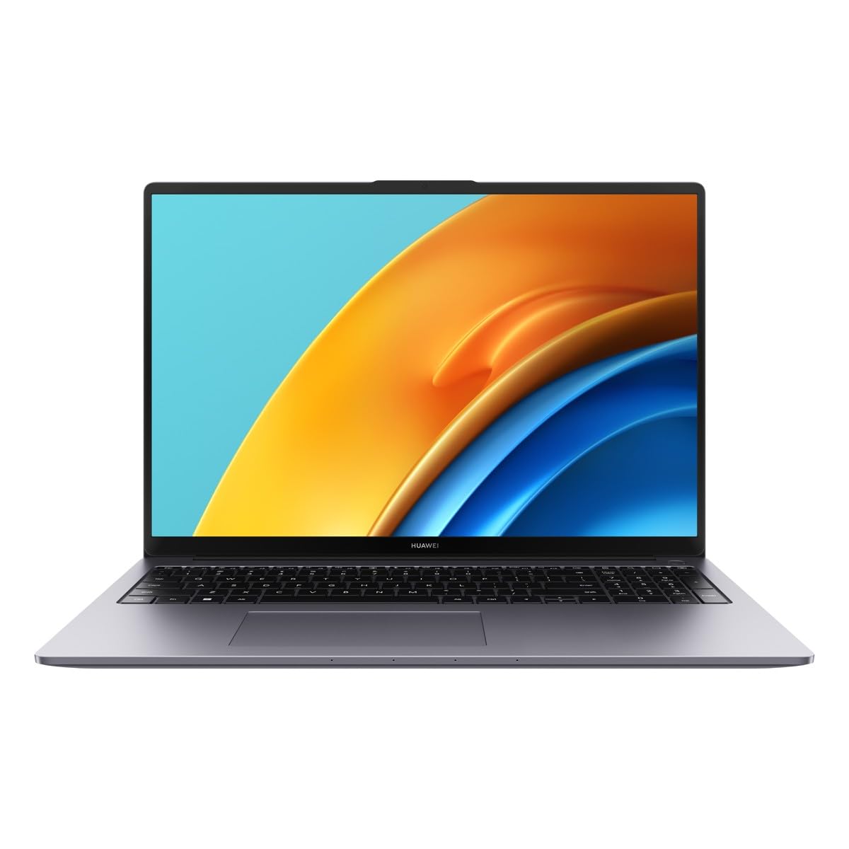 HUAWEI MateBook D16 | 16" Fullview Display | Intel Core i5-12450H | 16GB RAM | 512GB SSD | Windows 11 | QWERTZ | Schlankes Metallgehäuse | Fingerabdrucksensor | Numpad | TÜV Rheinland Low Blue Light