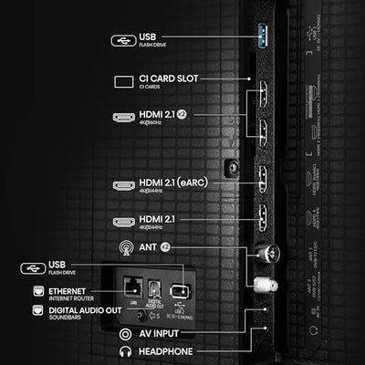 Hisense 55U7Q Fernseher 55 Zoll, 4K Mini LED ULED, Smart TV, Hi-View AI Engine, 144Hz Game Mode Pro, FreeSync Premium, Built in Subwoofer, Dolby Vision IQ Atmos, Airplay, Sprachsteuerung[2025]